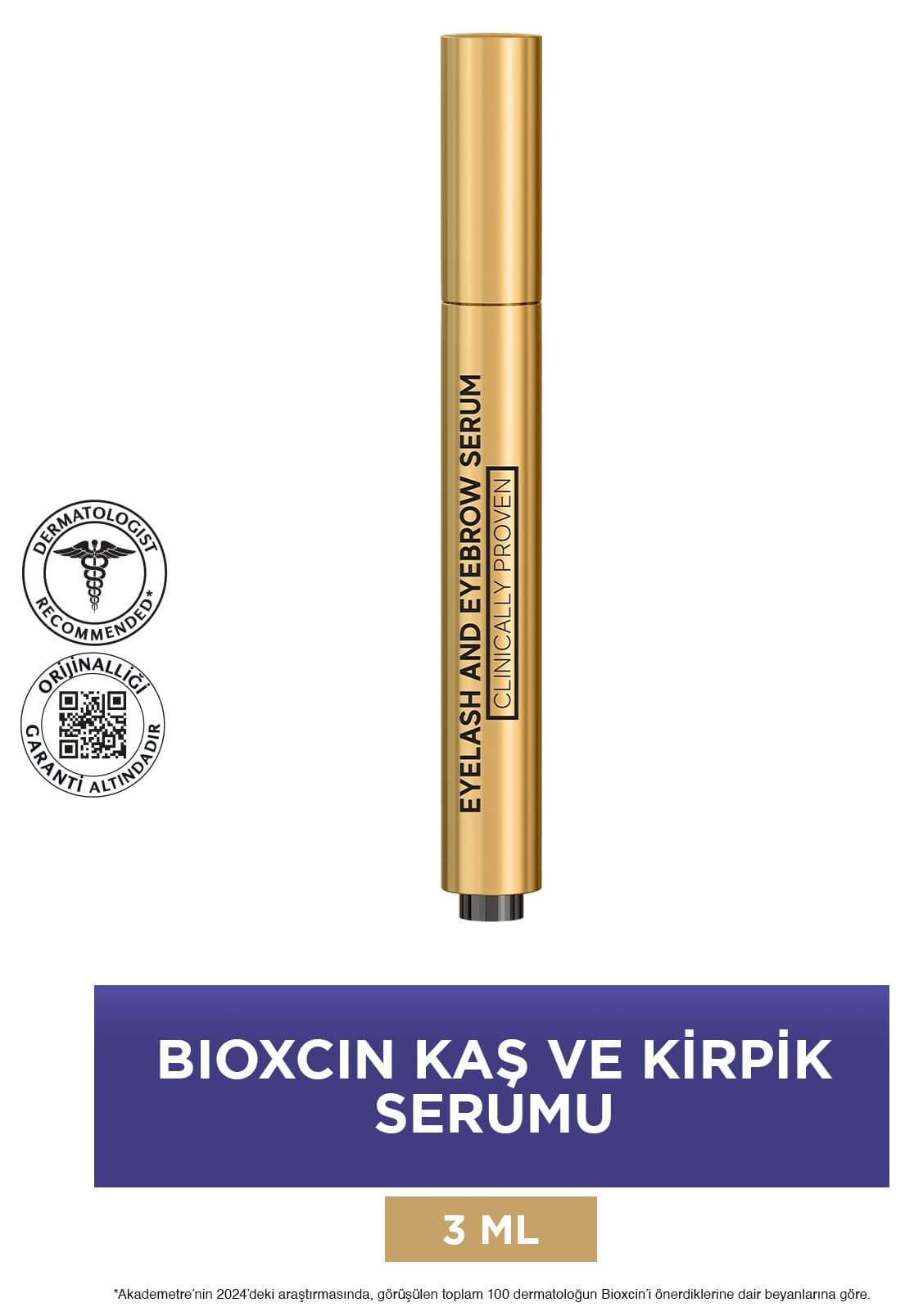 سرم ابرو و مژه Bioxcin حاوی کلاژن، اسید هیالورونیک، روغن کرچک، کراتین، پپتیدها، B5 و Biocomplex B11 سرم ابرو و مژه Bioxcin حاوی کلاژن، اسید هیالورونیک، روغن کرچک، کراتین، پپتیدها، B5 و Biocomplex B11