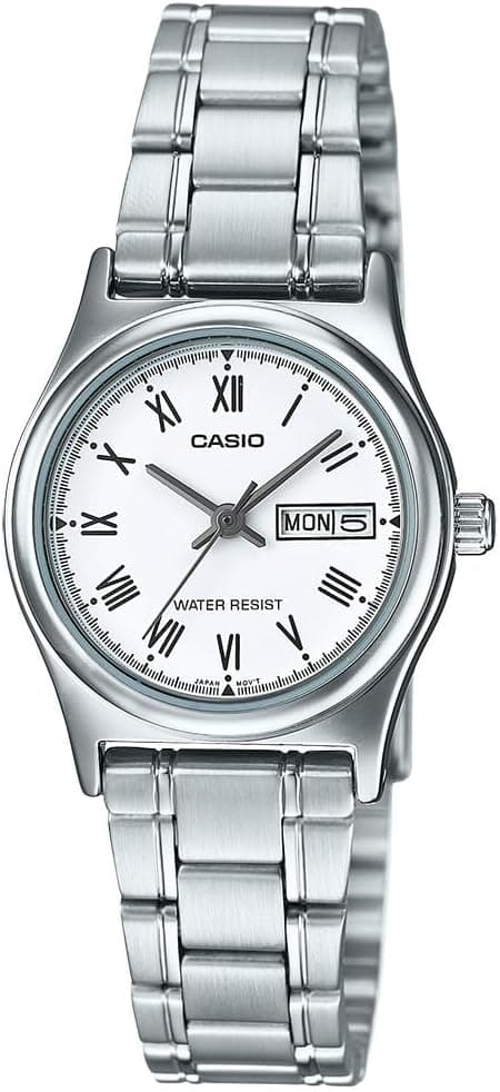 ساعت مچی زنانه Casio آنالوگ خاکستری مدل LTP-V006D-7BUDF ساعت مچی زنانه Casio آنالوگ خاکستری مدل LTP-V006D-7BUDF