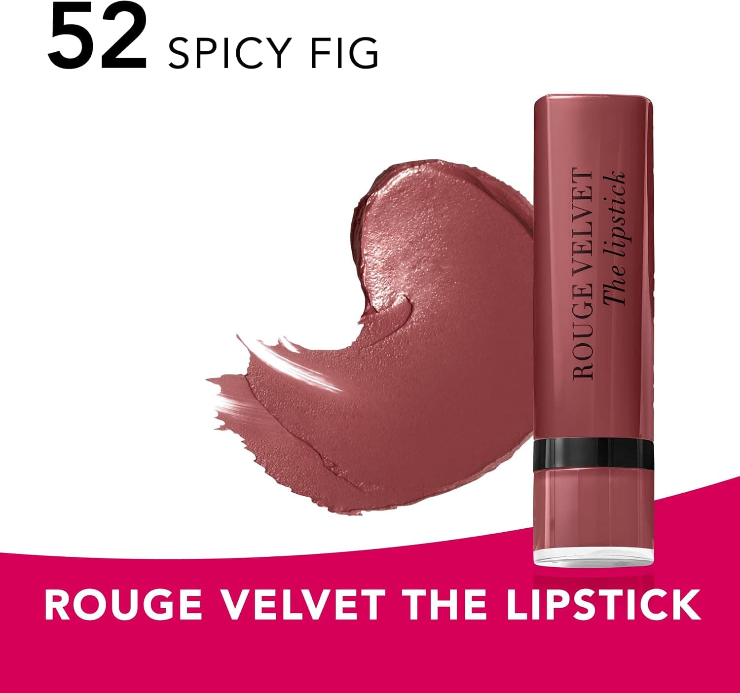 رژ لب Bourjois Rouge Velvet The Lipstick شماره 52 Spicy Fig 2.4 g رژ لب Bourjois Rouge Velvet The Lipstick شماره 52 Spicy Fig 2.4 g