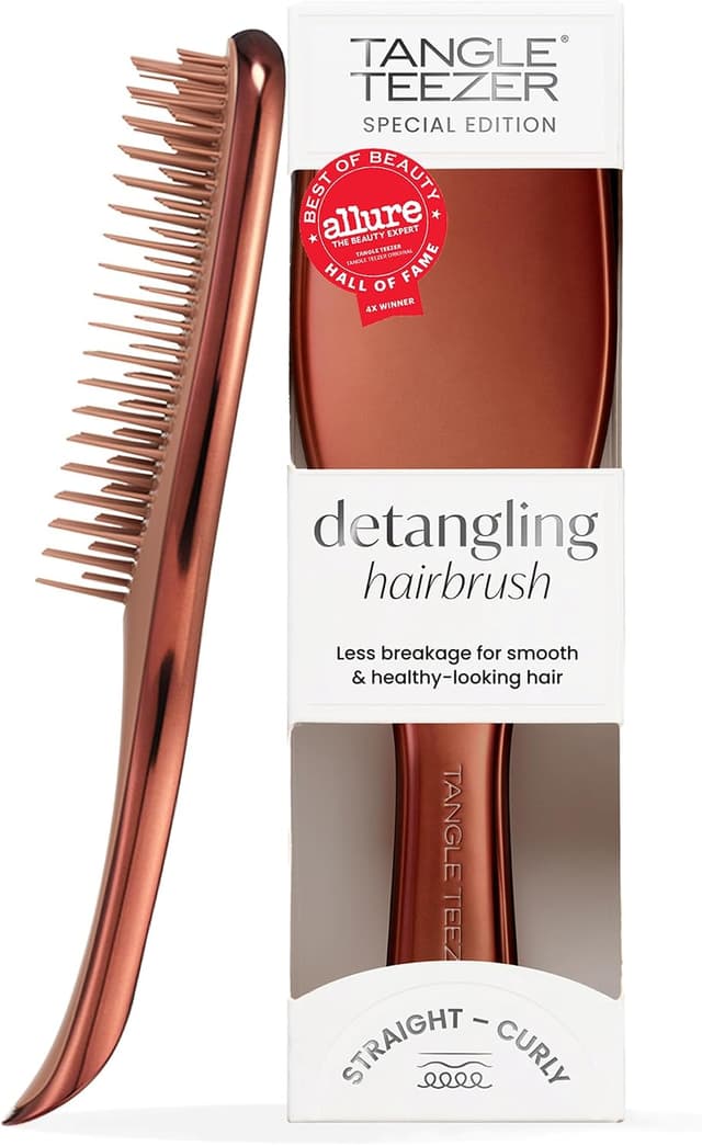 برس مو Tangle Teezer بازکننده گره مدل Ultimate Detangler Chrome- Choc bronze برس مو Tangle Teezer بازکننده گره مدل Ultimate Detangler Chrome- Choc bronze