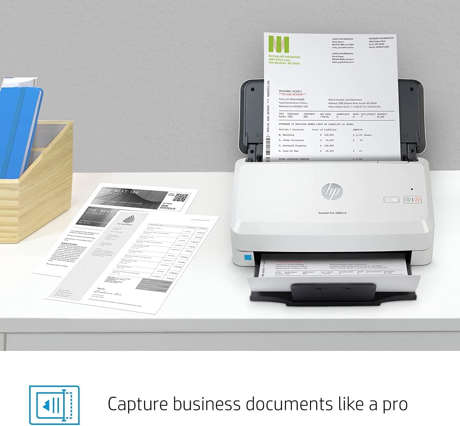 اسکنر HP تغذیه برگهای مدل ScanJet Pro 3000 s4 اسکنر HP تغذیه برگهای مدل ScanJet Pro 3000 s4