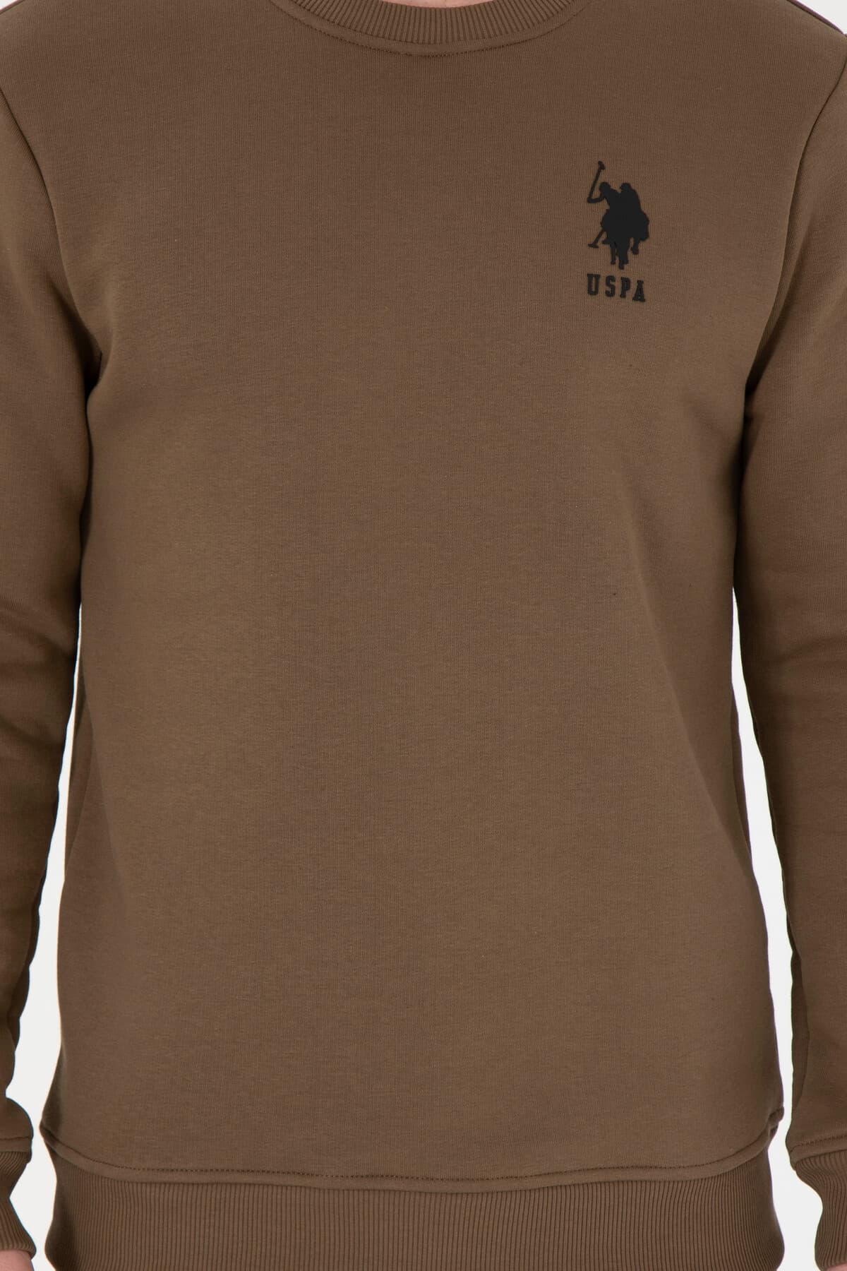 سویشرت مردانه U.S. Polo Assn. یقه گرد فیت معمولی خاکی مدل 50292596-VR027 سویشرت مردانه U.S. Polo Assn. یقه گرد فیت معمولی خاکی مدل 50292596-VR027