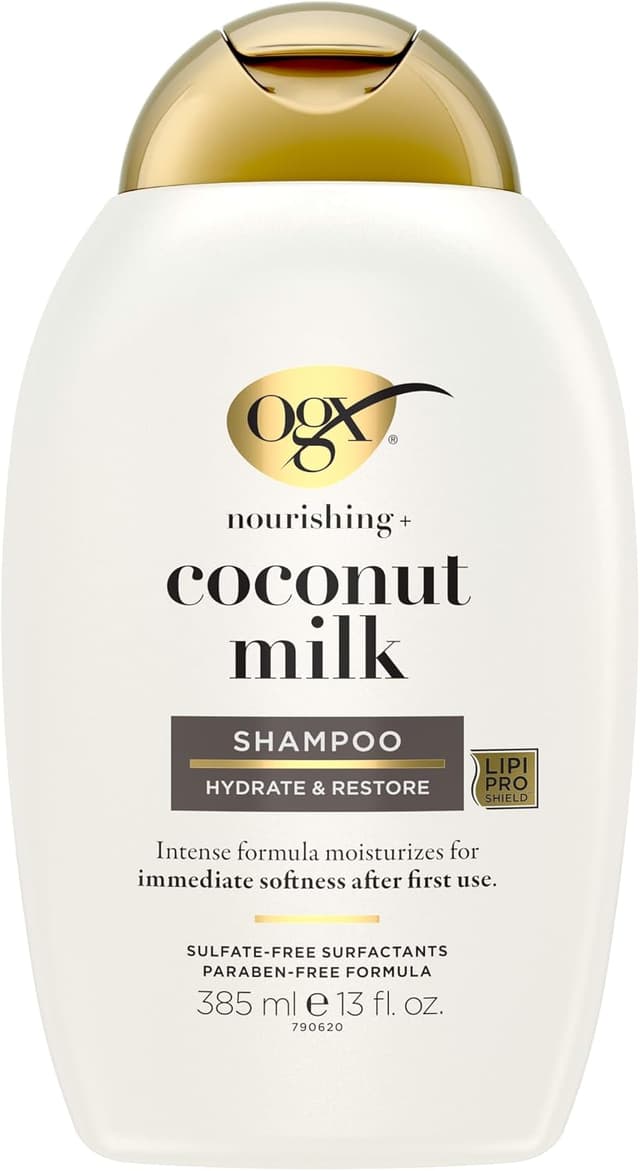 شامپو OGX حاوی شیر نارگیل مدل Nourishing+ حجم 385ml شامپو OGX حاوی شیر نارگیل مدل Nourishing+ حجم 385ml