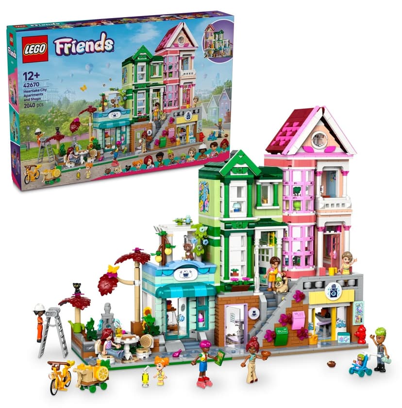 لگو Friends مدل 42670 با آپارتمانها و مغازههای Heartlake City لگو Friends مدل 42670 با آپارتمانها و مغازههای Heartlake City