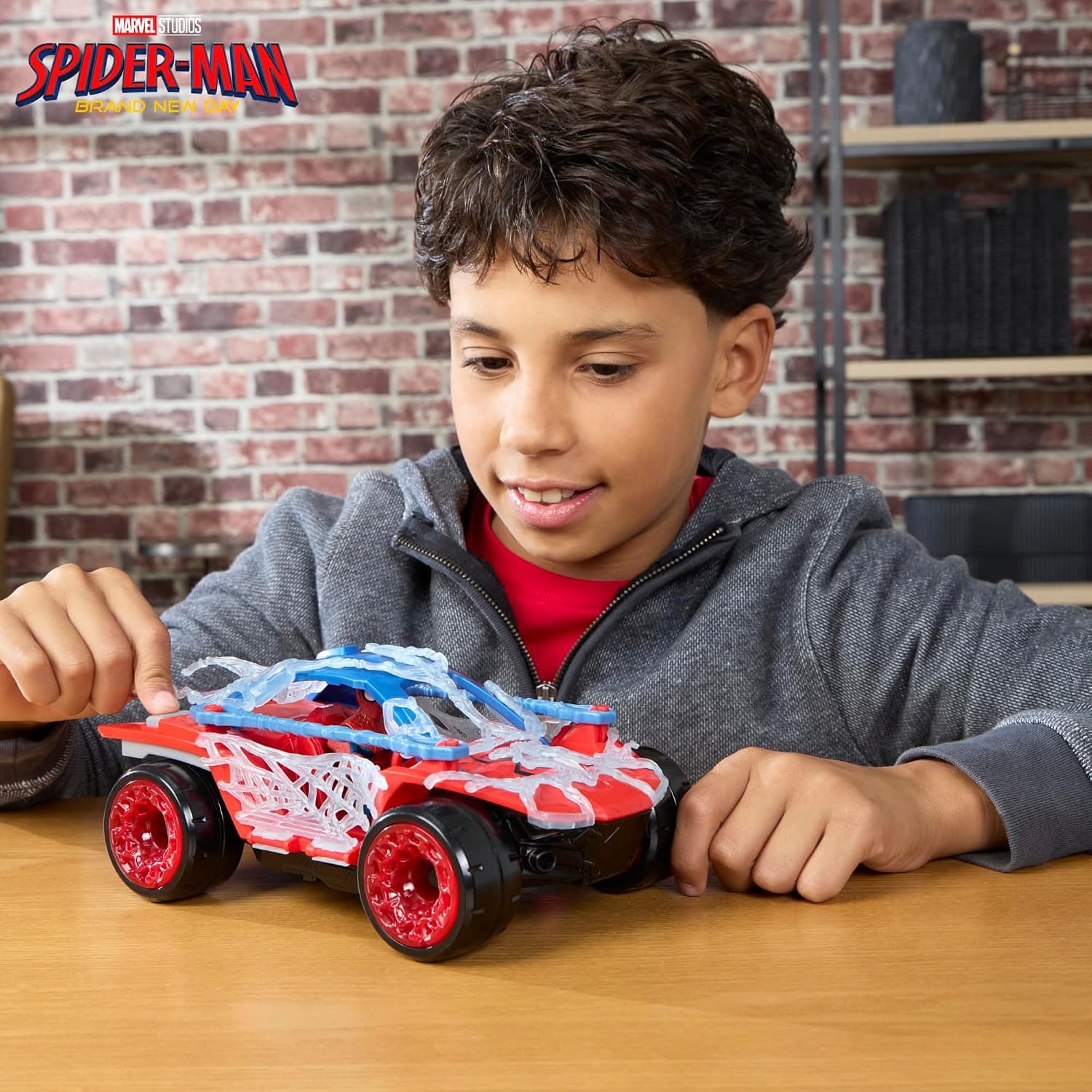 ست اسباببازی فیگور اکشن و ماشین برای ۴ سال به بالا Marvel Studios Spider-Man ActionVerse Stretch & Blast Buggy 4.5-Inch ست اسباببازی فیگور اکشن و ماشین برای ۴ سال به بالا Marvel Studios Spider-Man ActionVerse Stretch & Blast Buggy 4.5-Inch