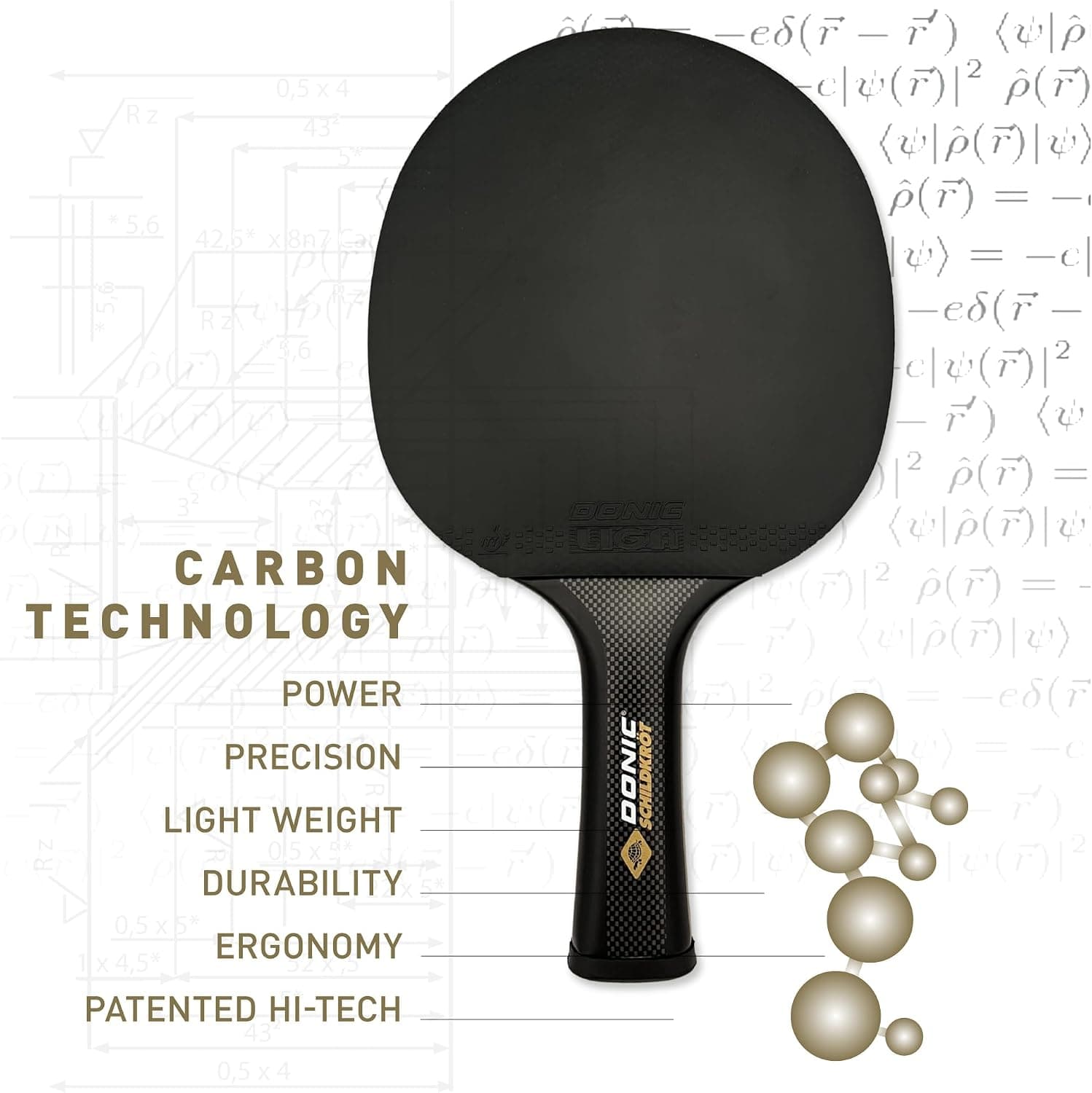 راکت پینگپنگ Donic-Schildkröt دسته مقعر با رویه ITTF و کربن قابل انتخاب 20%، 50% و 100% راکت پینگپنگ Donic-Schildkröt دسته مقعر با رویه ITTF و کربن قابل انتخاب 20%، 50% و 100%
