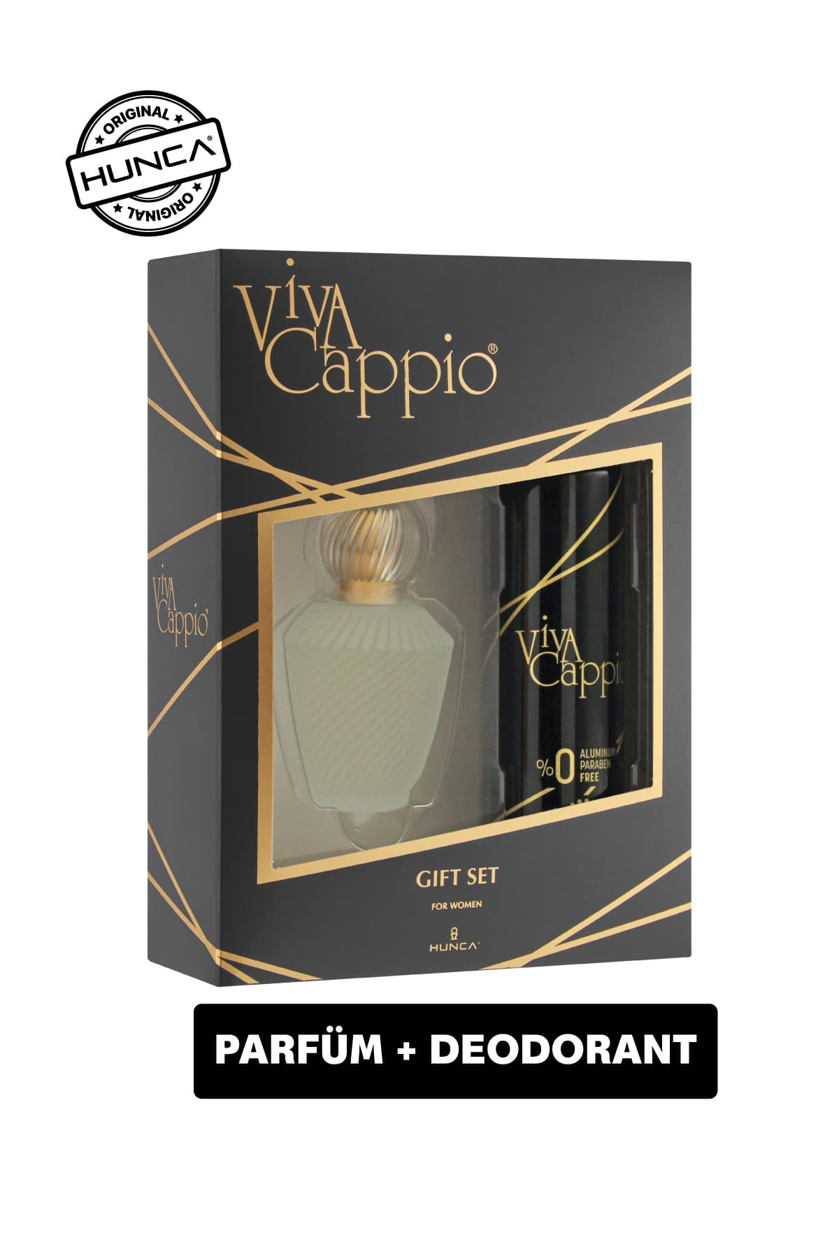 ست عطر زنانه Viva Cappio شامل ادوتویلت 60 ml و دئودورانت 150 ml ست عطر زنانه Viva Cappio شامل ادوتویلت 60 ml و دئودورانت 150 ml