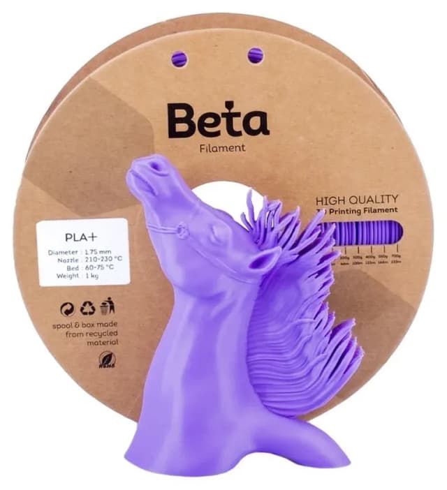 فیلامنت PLA+ برند Beta Filament رنگ بنفش فیلامنت PLA+ برند Beta Filament رنگ بنفش