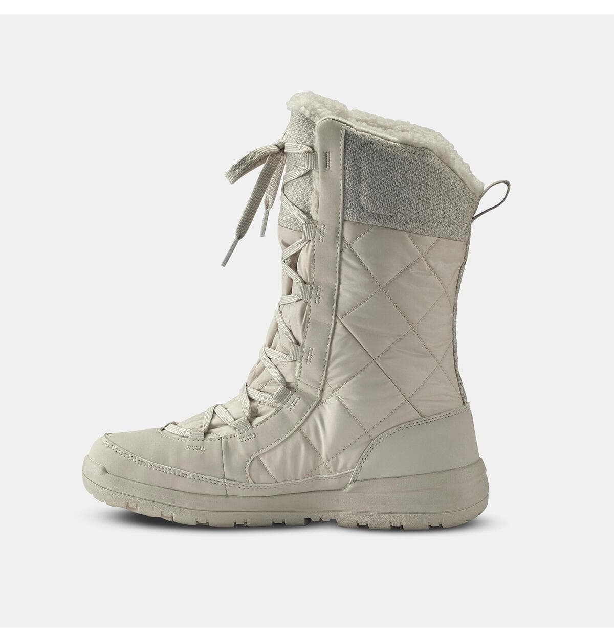 بوت برفی زنانه Decathlon Quechua ضد آب بژ مدل NH500 High بوت برفی زنانه Decathlon Quechua ضد آب بژ مدل NH500 High
