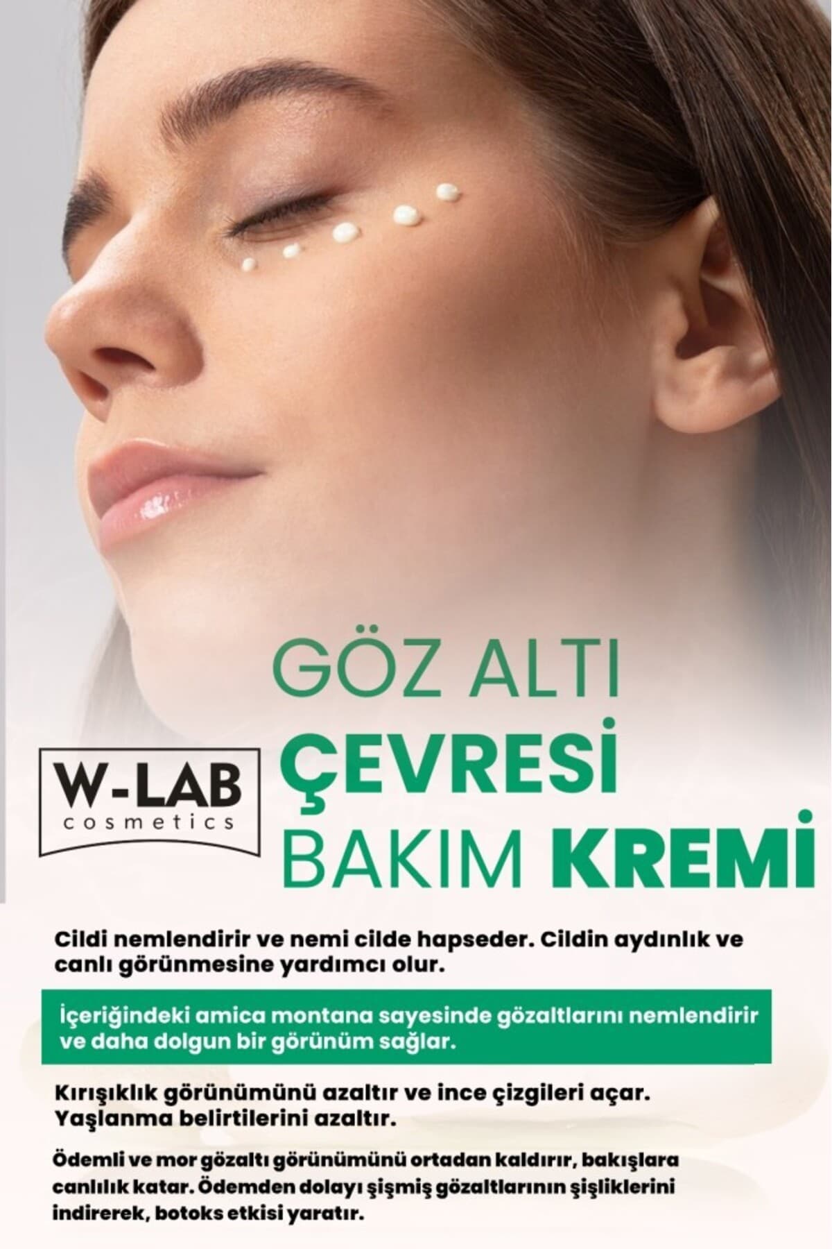 کرم مراقبت زیر چشم و اطراف آن W-Lab Cosmetics 50 ML کرم مراقبت زیر چشم و اطراف آن W-Lab Cosmetics 50 ML