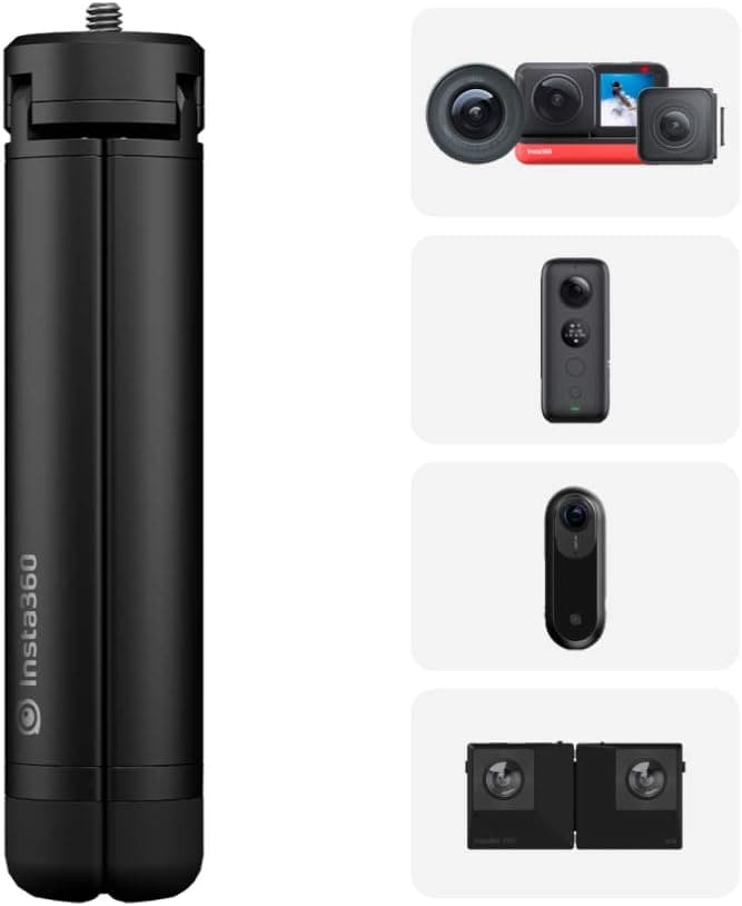 سهپایه همهکاره Insta360 سازگار با GO 3/Flow/X3/ONE RS/ONE X2/ONE X/ONE R/ONR/GO 2 سهپایه همهکاره Insta360 سازگار با GO 3/Flow/X3/ONE RS/ONE X2/ONE X/ONE R/ONR/GO 2