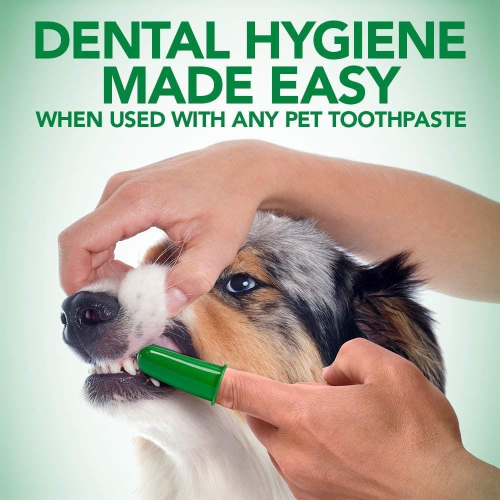 مسواک انگشتی گربه و سگ Vet's Best با سری سیلیکونی مسواک انگشتی گربه و سگ Vet's Best با سری سیلیکونی