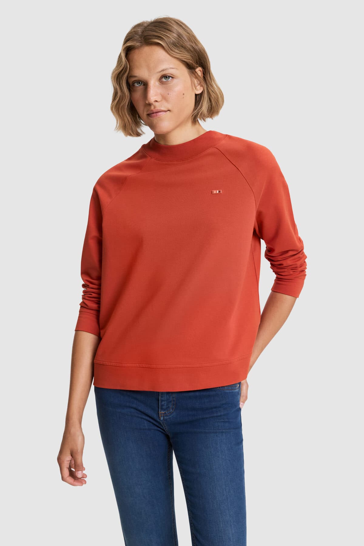 سویشرت زنانه U.S. Polo Assn. قرمز آجری ساده مدل 50328980-VR206 سویشرت زنانه U.S. Polo Assn. قرمز آجری ساده مدل 50328980-VR206
