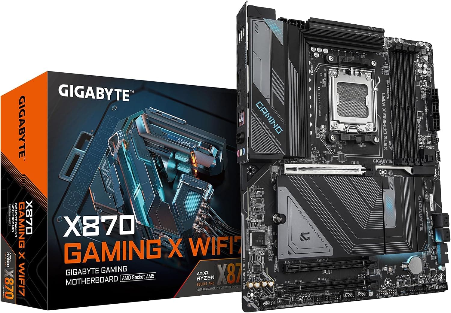 مادربرد GIGABYTE مدل X870E EAGLE X3D WIFI7 سازگار با AMD Ryzen 9000 مادربرد GIGABYTE مدل X870E EAGLE X3D WIFI7 سازگار با AMD Ryzen 9000