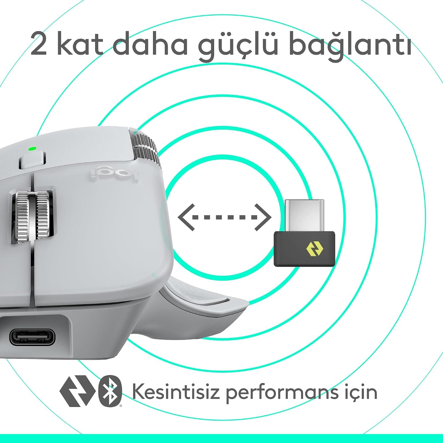 ماوس بیسیم Logitech با بازخورد لمسی مدل MX Master 4، بلوتوث، اسکرول فوقسریع، چنددستگاهی، 8000 DPI، حسگر نوری، بیصدا، خاکستری روشن ماوس بیسیم Logitech با بازخورد لمسی مدل MX Master 4، بلوتوث، اسکرول فوقسریع، چنددستگاهی، 8000 DPI، حسگر نوری، بیصدا، خاکستری روشن