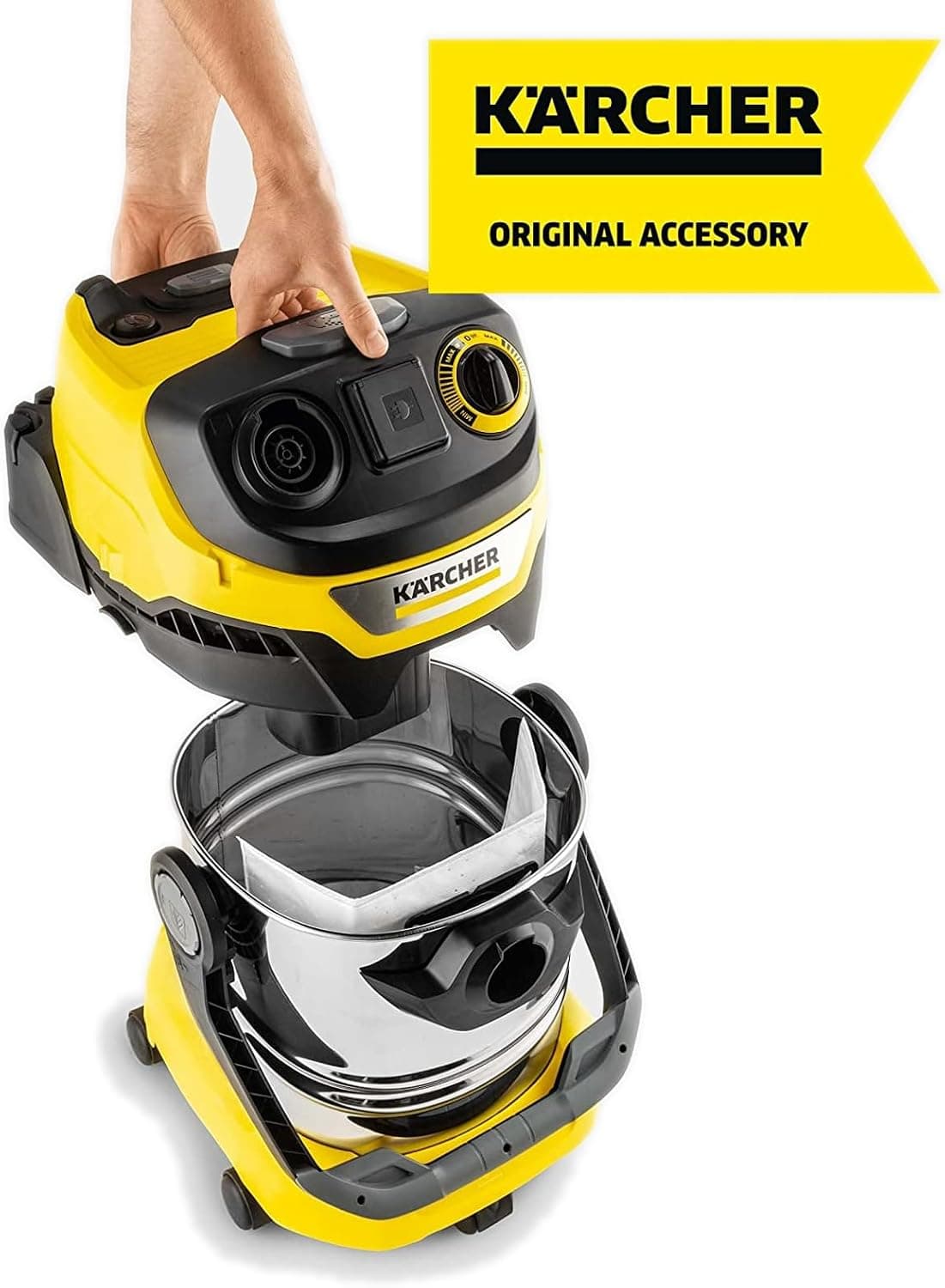 کیسه فیلتر جاروبرقی KÄRCHER 4-Pack سه لایه ضدپارگی سفید مدل KFI 487 کیسه فیلتر جاروبرقی KÄRCHER 4-Pack سه لایه ضدپارگی سفید مدل KFI 487