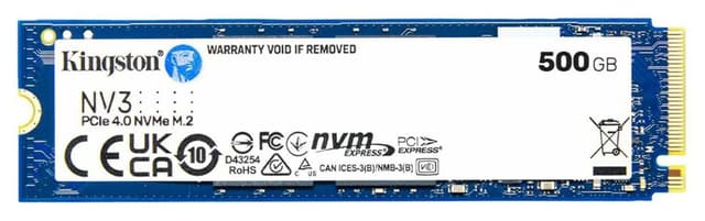 حافظه SSD NVMe Kingston NV3 با ظرفیت 500GB و سرعت 5.000/3.000MB/s Gen 4x4 مدل SNV3S/500G حافظه SSD NVMe Kingston NV3 با ظرفیت 500GB و سرعت 5.000/3.000MB/s Gen 4x4 مدل SNV3S/500G