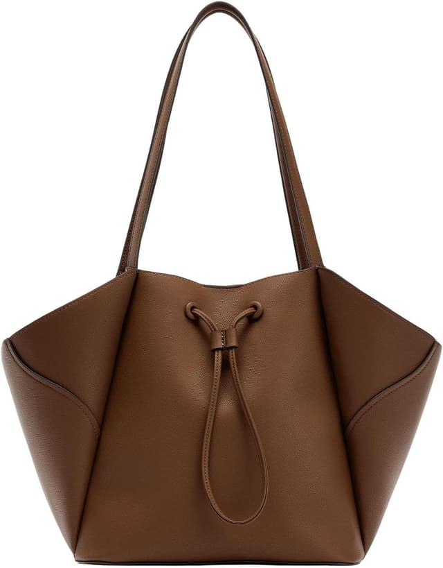 کیف توت زنانه Zara بزرگ ماکسی قهوهای تیره مدل Z1:bags کیف توت زنانه Zara بزرگ ماکسی قهوهای تیره مدل Z1:bags