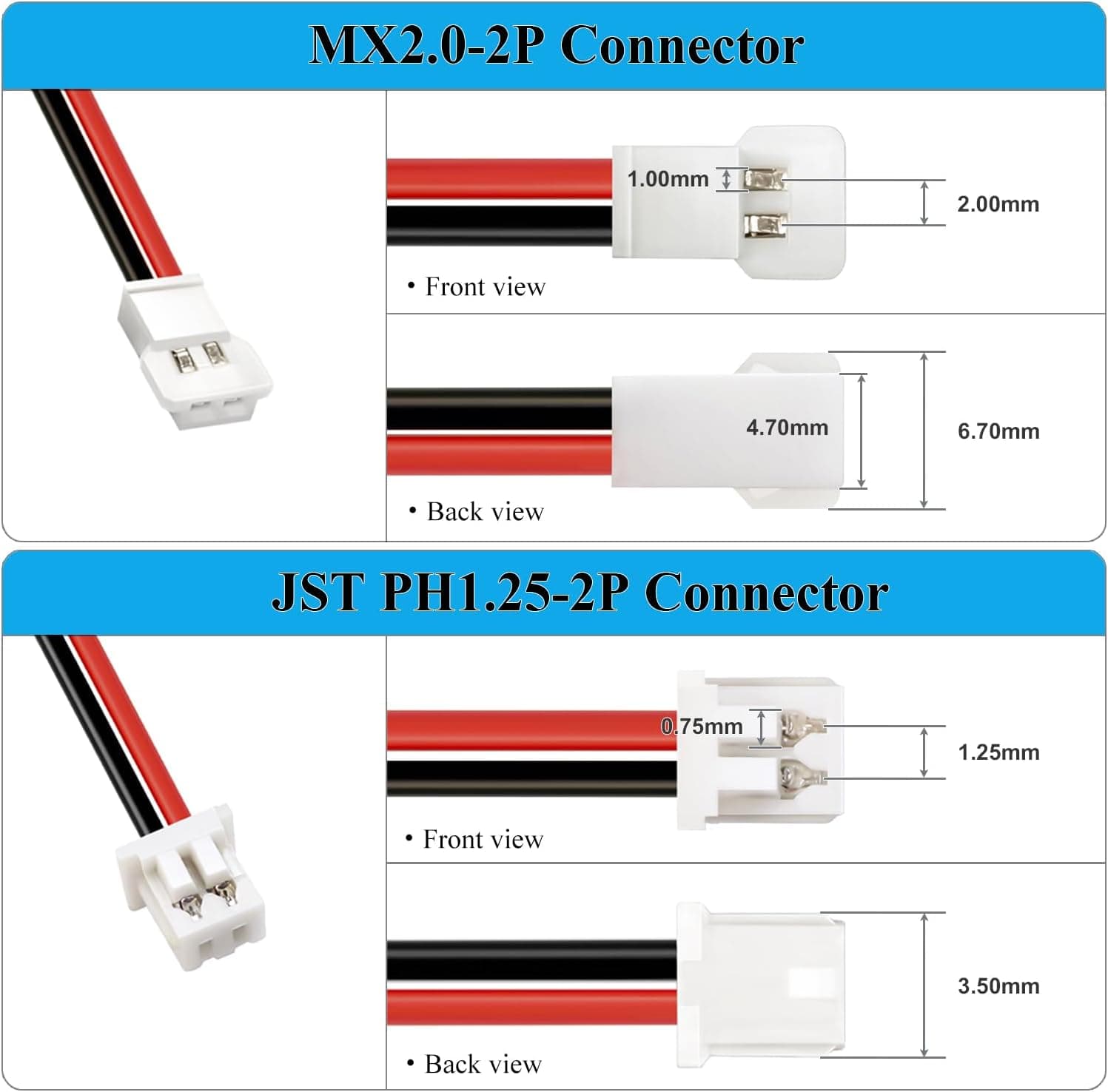 باتری لیتیومی 3.7V 300mAh دوعددی HAWK'S WORK برای اسباببازی و مدل رادیوکنترلی (PH1.25) باتری لیتیومی 3.7V 300mAh دوعددی HAWK'S WORK برای اسباببازی و مدل رادیوکنترلی (PH1.25)