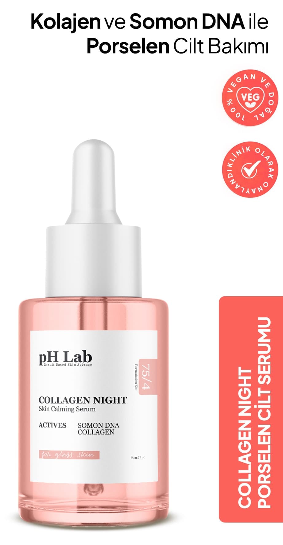 سرم شب صورت Ph Lab با کلاژن Phlab Collagen Night Serum سرم شب صورت Ph Lab با کلاژن Phlab Collagen Night Serum