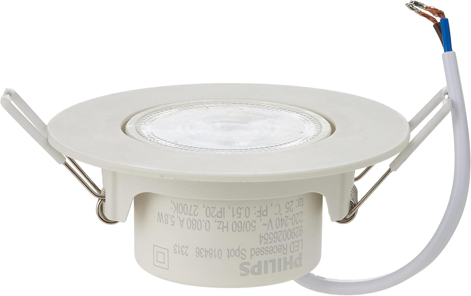 اسپات لایت Philips نور گرم مدل SL052 RD SPOT 070 5.8W 27K WH WV MET اسپات لایت Philips نور گرم مدل SL052 RD SPOT 070 5.8W 27K WH WV MET