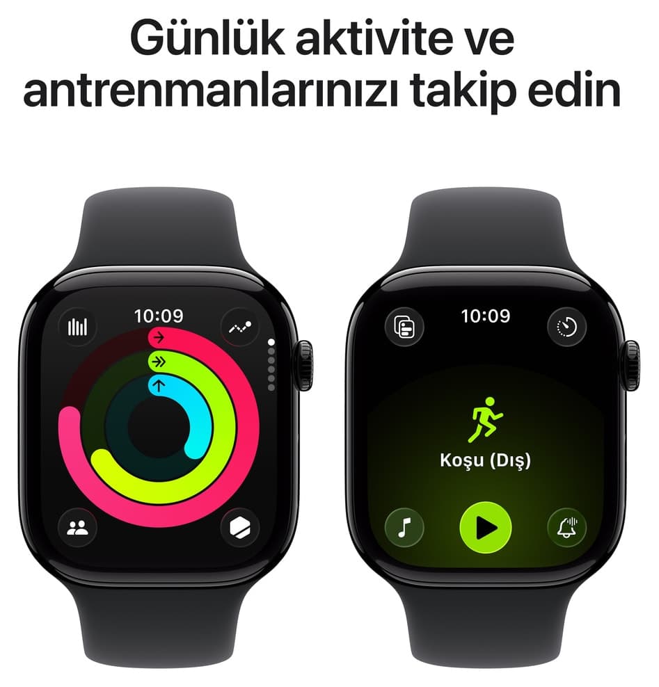 ساعت هوشمند Apple Watch Series 11 GPS 46mm بدنه آلومینیومی مشکی بند اسپرت مشکی M/L ساعت هوشمند Apple Watch Series 11 GPS 46mm بدنه آلومینیومی مشکی بند اسپرت مشکی M/L