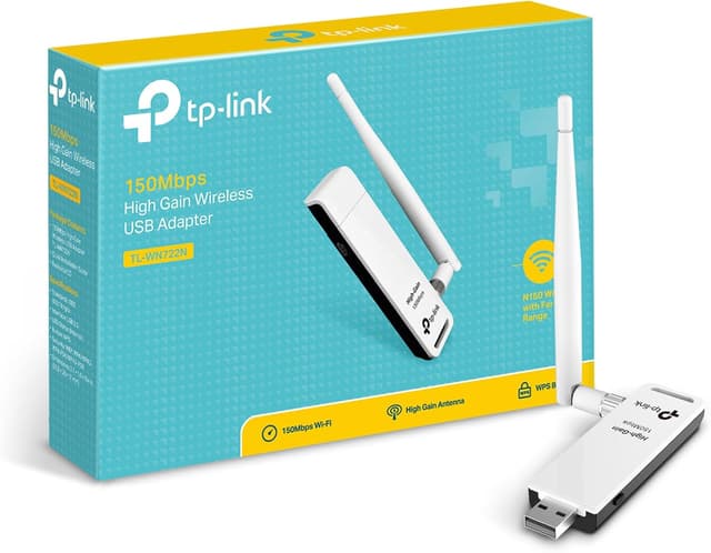دانگل وایفای USB TP-Link با آنتندهی بالا مدل TL-WN722N دانگل وایفای USB TP-Link با آنتندهی بالا مدل TL-WN722N