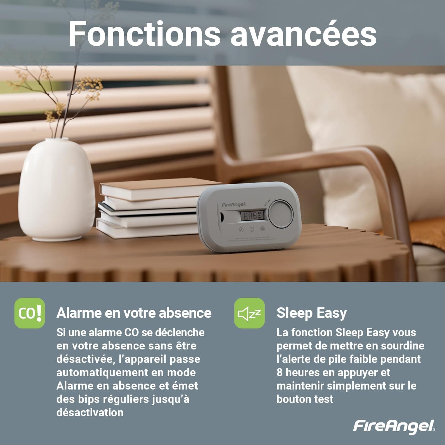 دتکتور منوکسید کربن FireAngel دیجیتال خانگی مدل FA6812 ۱۰ ساله دتکتور منوکسید کربن FireAngel دیجیتال خانگی مدل FA6812 ۱۰ ساله
