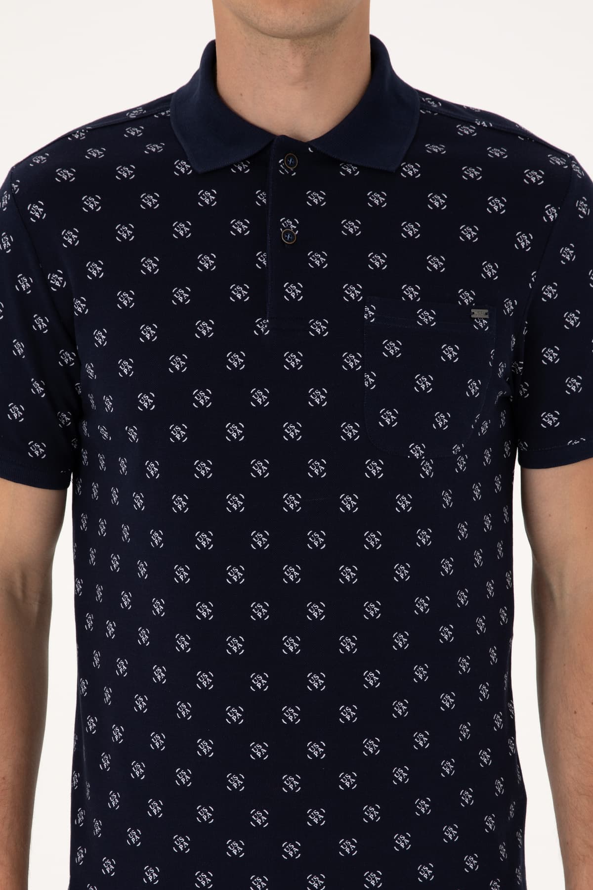 تیشرت مردانه U.S. Polo Assn. فیت معمولی سرمهای یقه پولو مدل 50300379-VR033 تیشرت مردانه U.S. Polo Assn. فیت معمولی سرمهای یقه پولو مدل 50300379-VR033