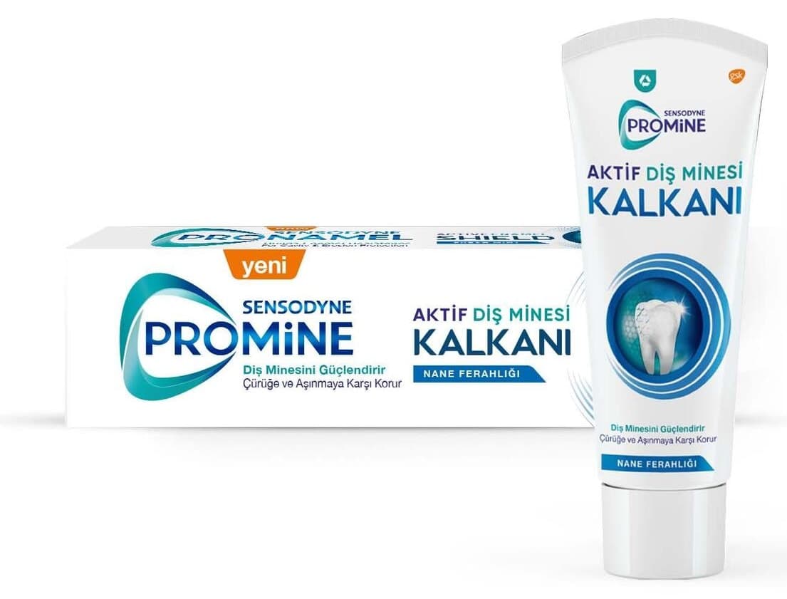 خمیر دندان Sensodyne مدل Promine Aktif با طعم نعنا 75ml خمیر دندان Sensodyne مدل Promine Aktif با طعم نعنا 75ml