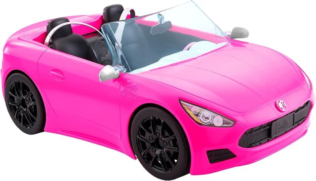خودروی دو نفره کابریولت Barbie صورتی چرخدار مناسب کودکان ۳ تا ۷ ساله خودروی دو نفره کابریولت Barbie صورتی چرخدار مناسب کودکان ۳ تا ۷ ساله