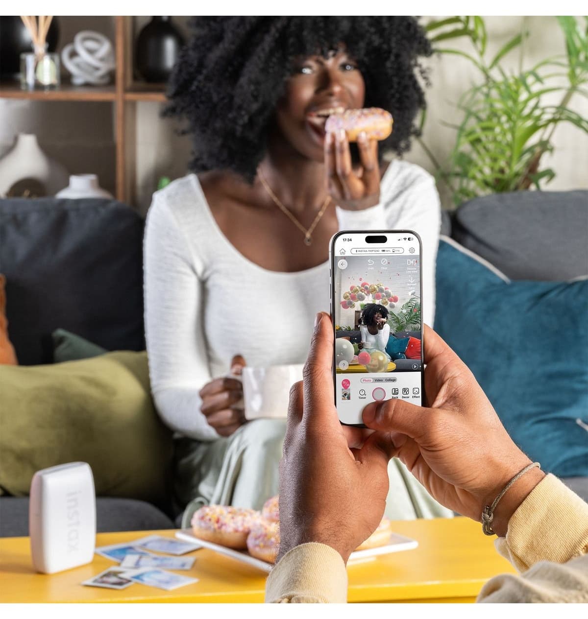 چاپگر هوشمند موبایل Fujifilm صورتی Instax Mini Link 3 چاپگر هوشمند موبایل Fujifilm صورتی Instax Mini Link 3