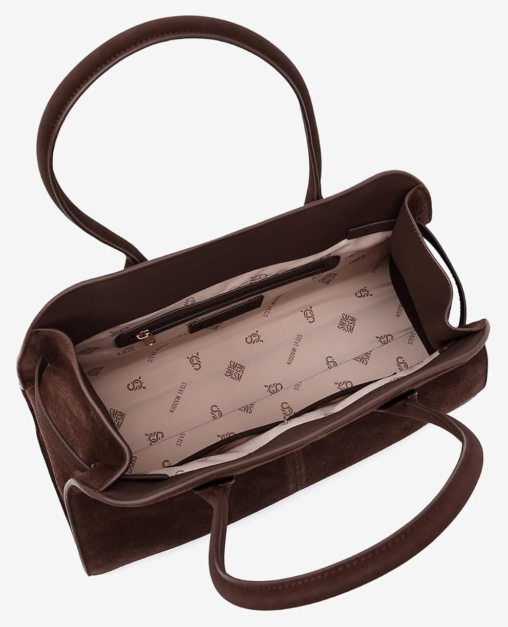 کیف توت زنانه Steve Madden قهوهای استاندارد مدل BTAWNY-CHOC/GLD کیف توت زنانه Steve Madden قهوهای استاندارد مدل BTAWNY-CHOC/GLD