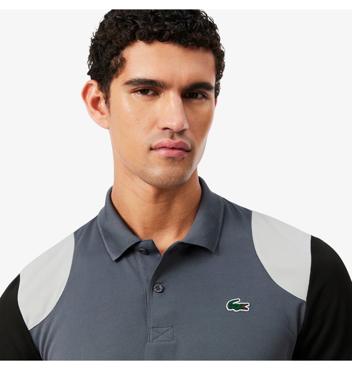 پولو مردانه Lacoste SPORT فیت معمولی رنگبلوک خاکستری پولو مردانه Lacoste SPORT فیت معمولی رنگبلوک خاکستری