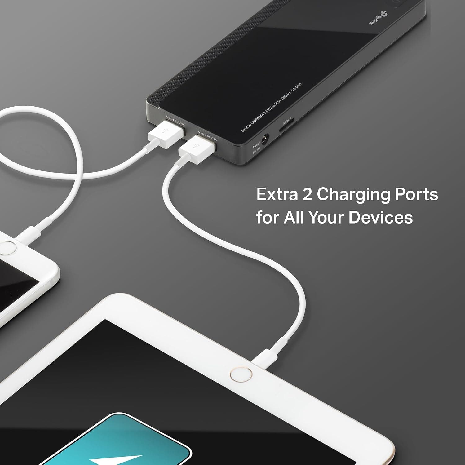 هاب USB برقدار TP-Link ۷ پورت USB 3.0 و ۲ پورت شارژ مدل UH720 هاب USB برقدار TP-Link ۷ پورت USB 3.0 و ۲ پورت شارژ مدل UH720