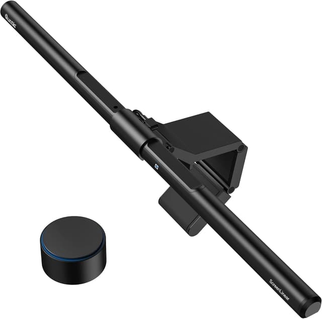 چراغ نواری مانیتور Quntis PRO+ با کنترل از راه دور، USB، مناسب مانیتور خمیده و تخت، مشکی چراغ نواری مانیتور Quntis PRO+ با کنترل از راه دور، USB، مناسب مانیتور خمیده و تخت، مشکی