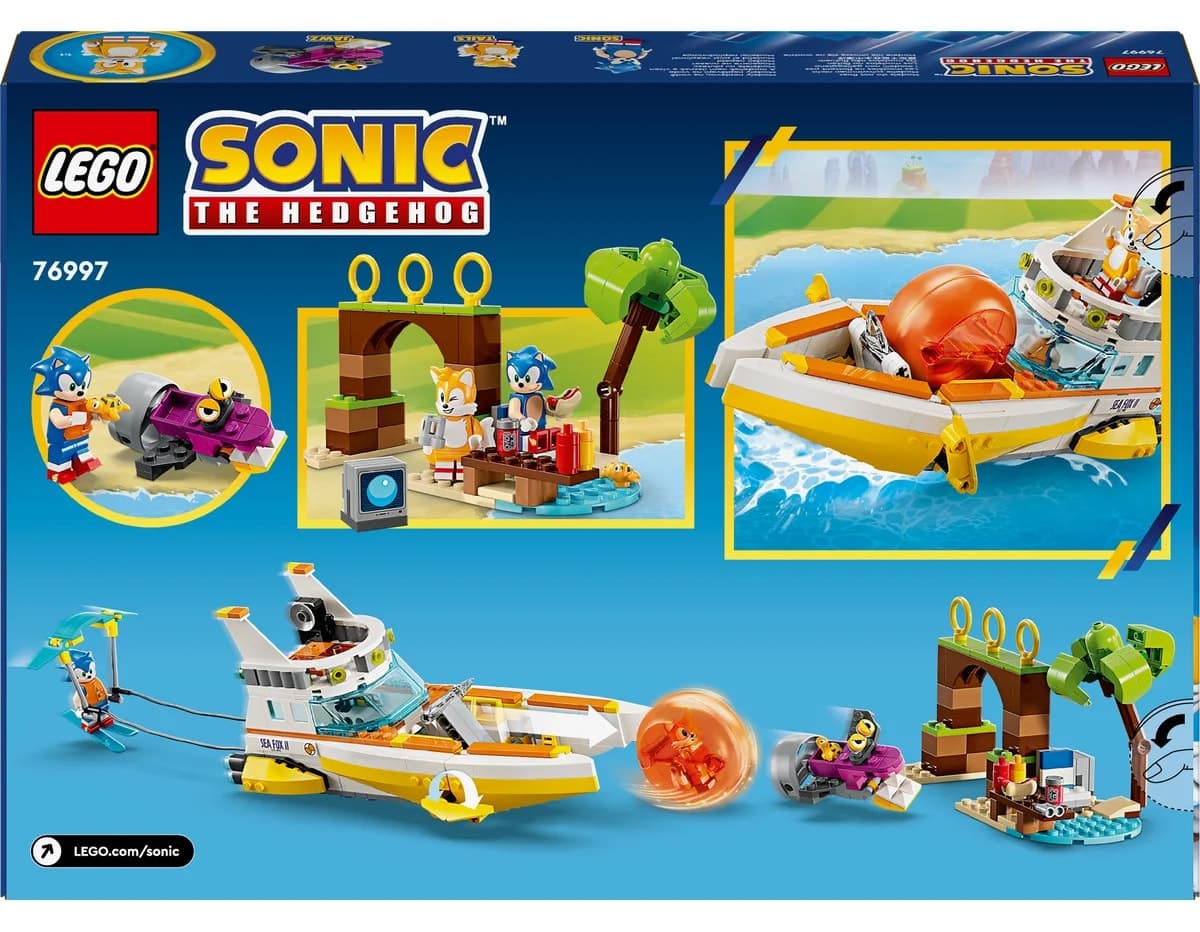لگو Sonic the Hedgehog قایق ماجراجویی Tails مدل 76997 393P لگو Sonic the Hedgehog قایق ماجراجویی Tails مدل 76997 393P