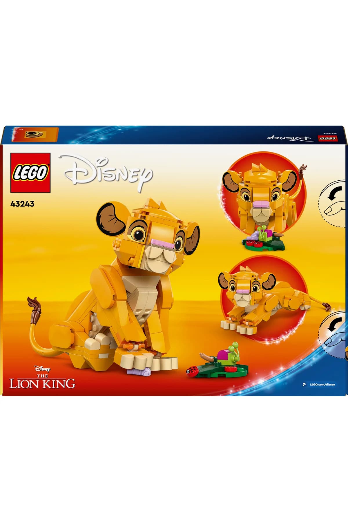 ست ساختنی کودکان 6+ لگو Disney با شخصیت سیمبا از شیرشاه مدل 43243 (222P) ست ساختنی کودکان 6+ لگو Disney با شخصیت سیمبا از شیرشاه مدل 43243 (222P)