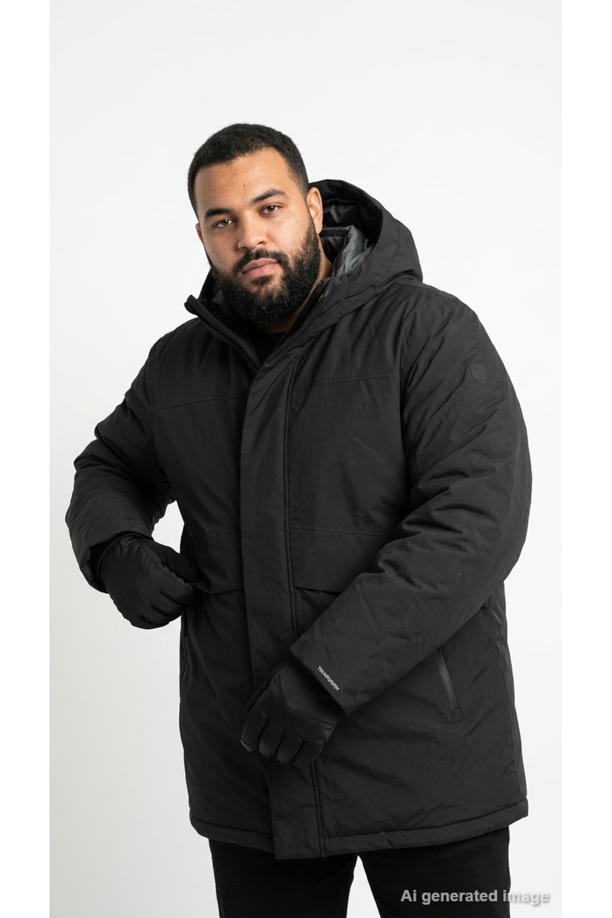 پارکا مردانه Jack & Jones مشکی کلاهدار ساده آستینبلند مدل JPRBLAMOON پارکا مردانه Jack & Jones مشکی کلاهدار ساده آستینبلند مدل JPRBLAMOON