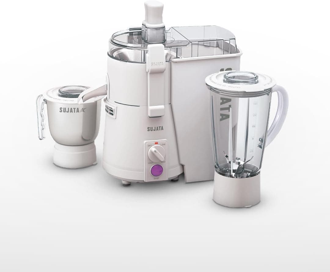 آبمیوهگیری و مخلوطکن Sujata مدل Powermatic Plus 900 وات آبمیوهگیری و مخلوطکن Sujata مدل Powermatic Plus 900 وات
