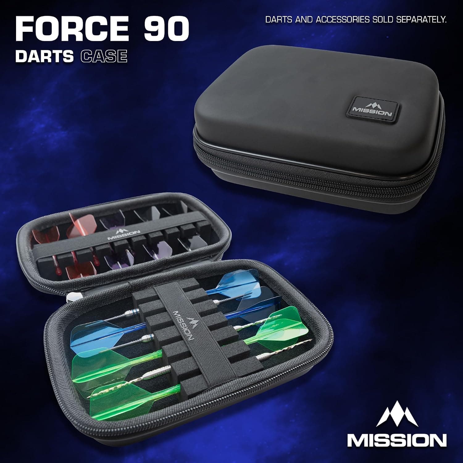 کیف نگهداری دارت Mission Darts مشکی مدل Force 90 EVA کیف نگهداری دارت Mission Darts مشکی مدل Force 90 EVA