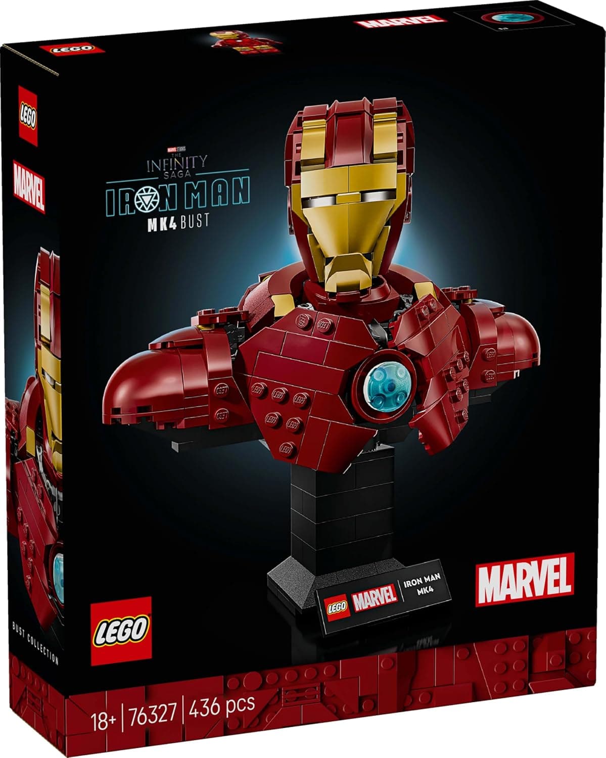 لگو Marvel نیمتنه Iron Man MK4 مدل 76327 لگو Marvel نیمتنه Iron Man MK4 مدل 76327