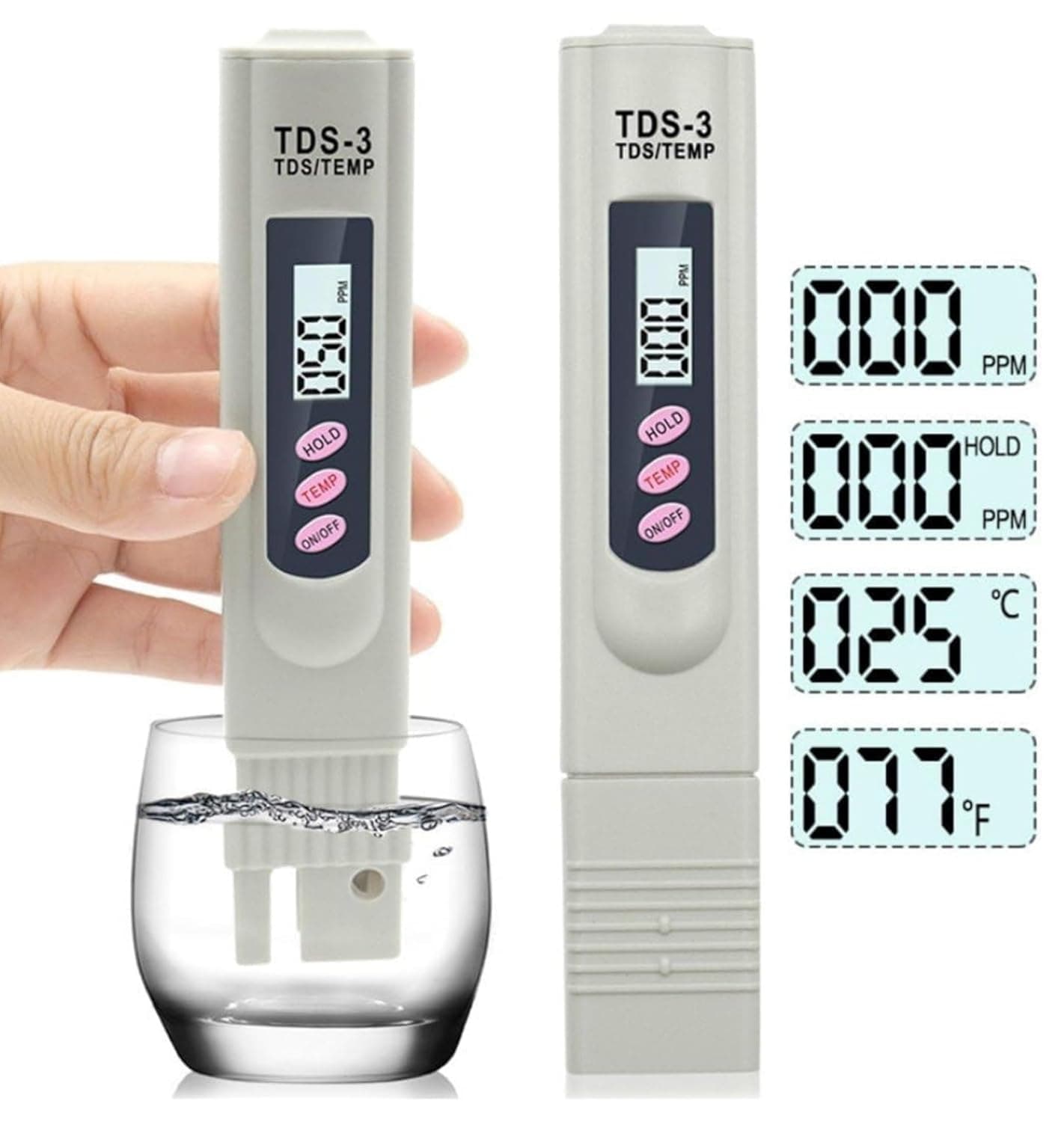 دستگاه TDS متر دیجیتال اندازهگیری کیفیت آب ECOFAST دستگاه TDS متر دیجیتال اندازهگیری کیفیت آب ECOFAST