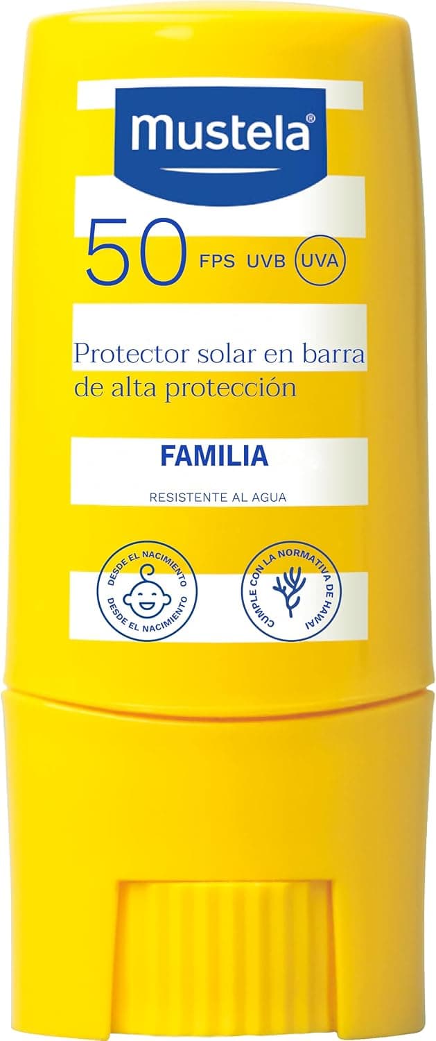 کرم ضد آفتاب استیک Mustela با محافظت بسیار بالا 9 ml SPF 50 کرم ضد آفتاب استیک Mustela با محافظت بسیار بالا 9 ml SPF 50