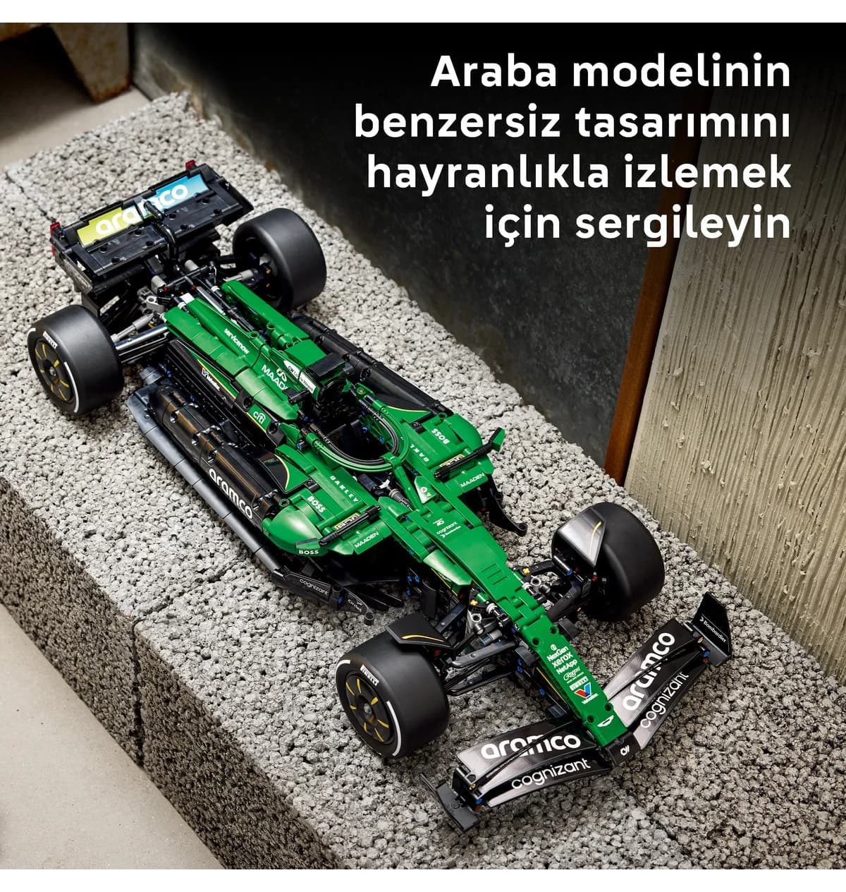 لگو 42240 Technic ماشین Aston Martin Aramco AMR25 F1 لگو 42240 Technic ماشین Aston Martin Aramco AMR25 F1