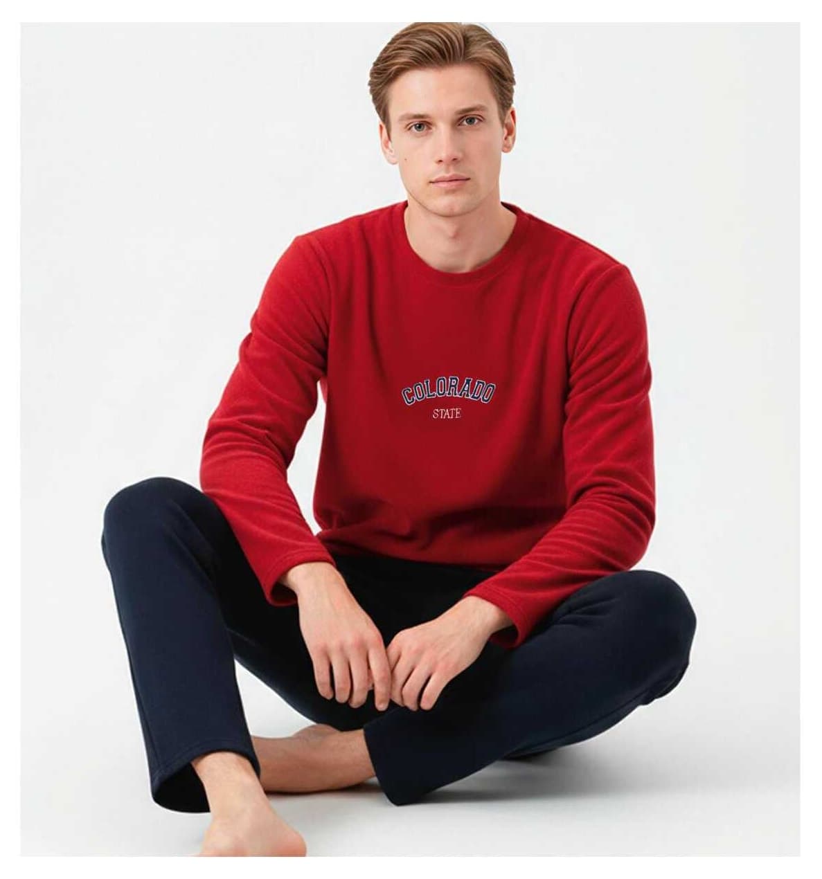 ست پیژامه مردانه Sude HOMEWEAR فلیس ست پیژامه مردانه Sude HOMEWEAR فلیس