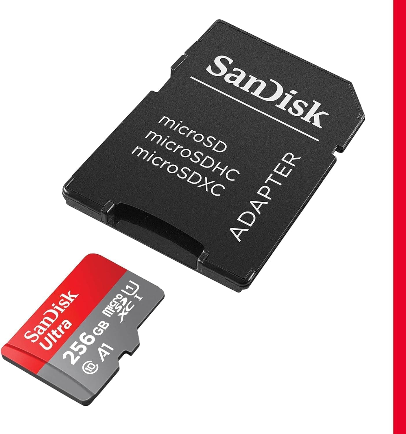 کارت حافظه microSDXC SanDisk 256GB Ultra 150MB/s همراه با آداپتور SD مشکی کارت حافظه microSDXC SanDisk 256GB Ultra 150MB/s همراه با آداپتور SD مشکی