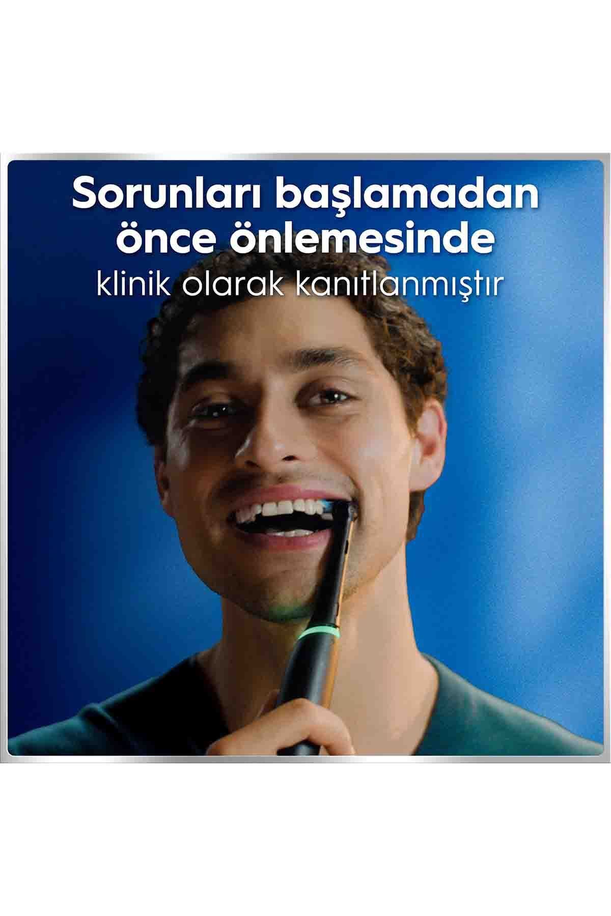 مسواک برقی شارژی Oral-B مشکی iO6 با 4 سری یدک مناسب دندانهای حساس مسواک برقی شارژی Oral-B مشکی iO6 با 4 سری یدک مناسب دندانهای حساس