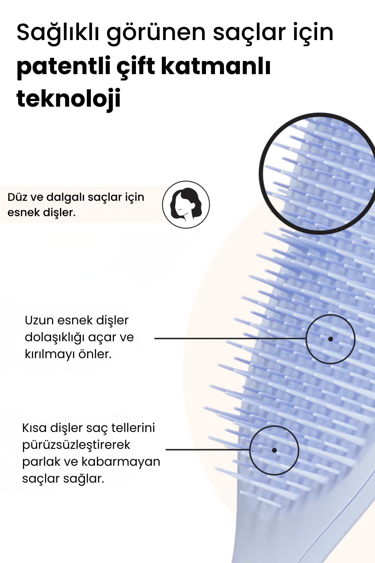 شانه پسرانه Tangle Teezer The Ultimate Detangler مینی ضد برقی برای موهای صاف و فر شانه پسرانه Tangle Teezer The Ultimate Detangler مینی ضد برقی برای موهای صاف و فر
