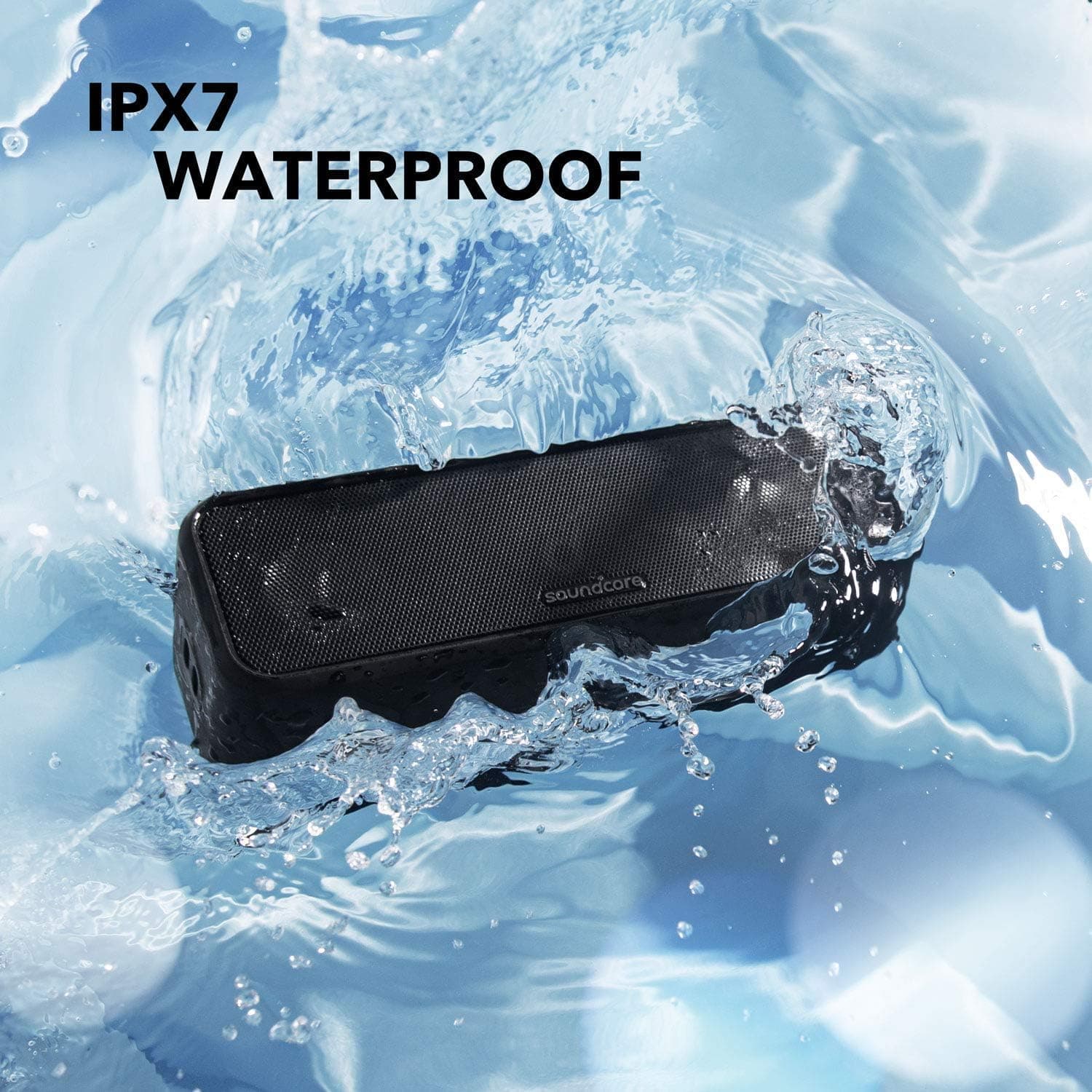 بلندگوی بلوتوثی Soundcore by Anker مدل 3 ضدآب IPX7 با 24H پخش بلندگوی بلوتوثی Soundcore by Anker مدل 3 ضدآب IPX7 با 24H پخش